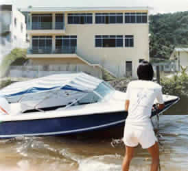 'Naga' Our first boat in Brunei 